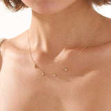 Princess Necklace, solid gold necklace, view 3 | DiaFifth
