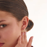 Shark Piercing, solid gold earrings, view 2 | DiaFifth