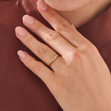 Ruby Star Signet Ring