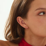 Dot Vermeil Earrings