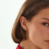 Flower Vermeil Earrings