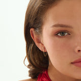 Dangle Chain Vermeil Earrings