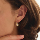 Abstract Vermeil Earrings