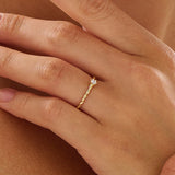 Twist Solitaire Ring
