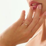 Twist Solitaire Ring