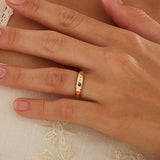 Hammered Dome Ring