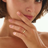 Hammered Dome Ring