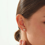 Pave Stud Earrings