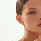 Pave Stud Earrings