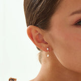 Dangling Pear Earrings