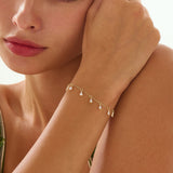 Pear Dangle Bracelet