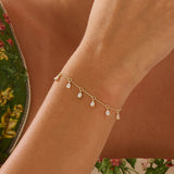 Pear Dangle Bracelet