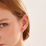 Textured Hoop Earrings