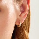 Textured Hoop Earrings