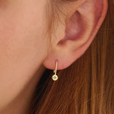 Emerald Threader Earring