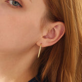 Oval Hoop Earrings