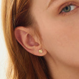 Textured Square Earrings