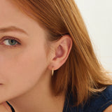 Twisted Rope Hoop Earrings