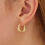 Tapered Hoop Earrings