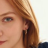 Twisty Hoop Earrings