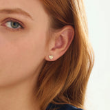 Textured Heart Earring
