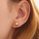 Textured Ball Earrings