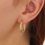 Rope Hoop Earrings