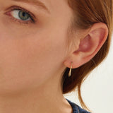U Shape Hoop Earrings