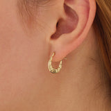 U Shape Hoop Earrings