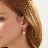 Dangling Heart Earrings