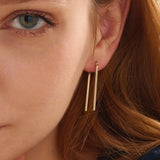 Rectangle Hoop Earrings