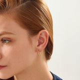 Heart Hoop Earrings