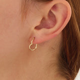 Heart Hoop Earrings