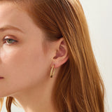 Double Oval Hoop Earrings