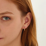 Small Twisted Hoop Earrings