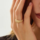Ribbed Dome Ring