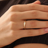 Baguette Signet Ring