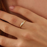 Baguette Signet Ring