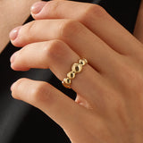 Bumpy Vermeil Ring