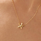 Flower Vermeil Necklace