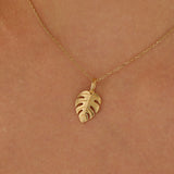 Palm Leaf Necklace