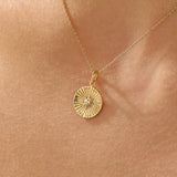 Gold Starburst Necklace