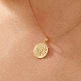 Leaf Medallion Necklace