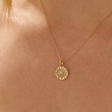 Zodiac Disc Necklace