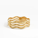 Wave Band Stacking Ring