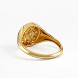 Celestial Sapphire Signet Ring