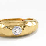 Hammered Dome Ring