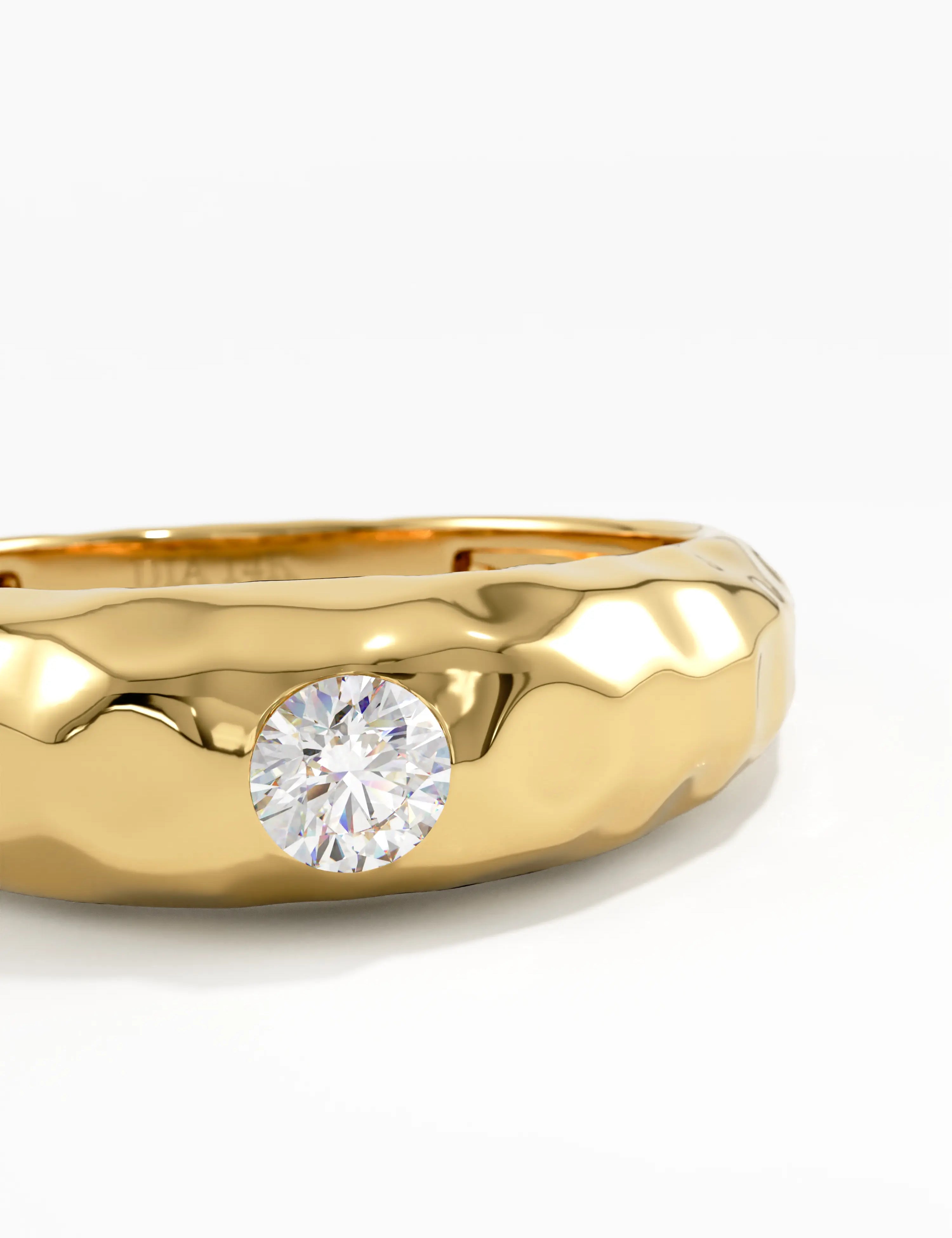 Hammered Dome Ring