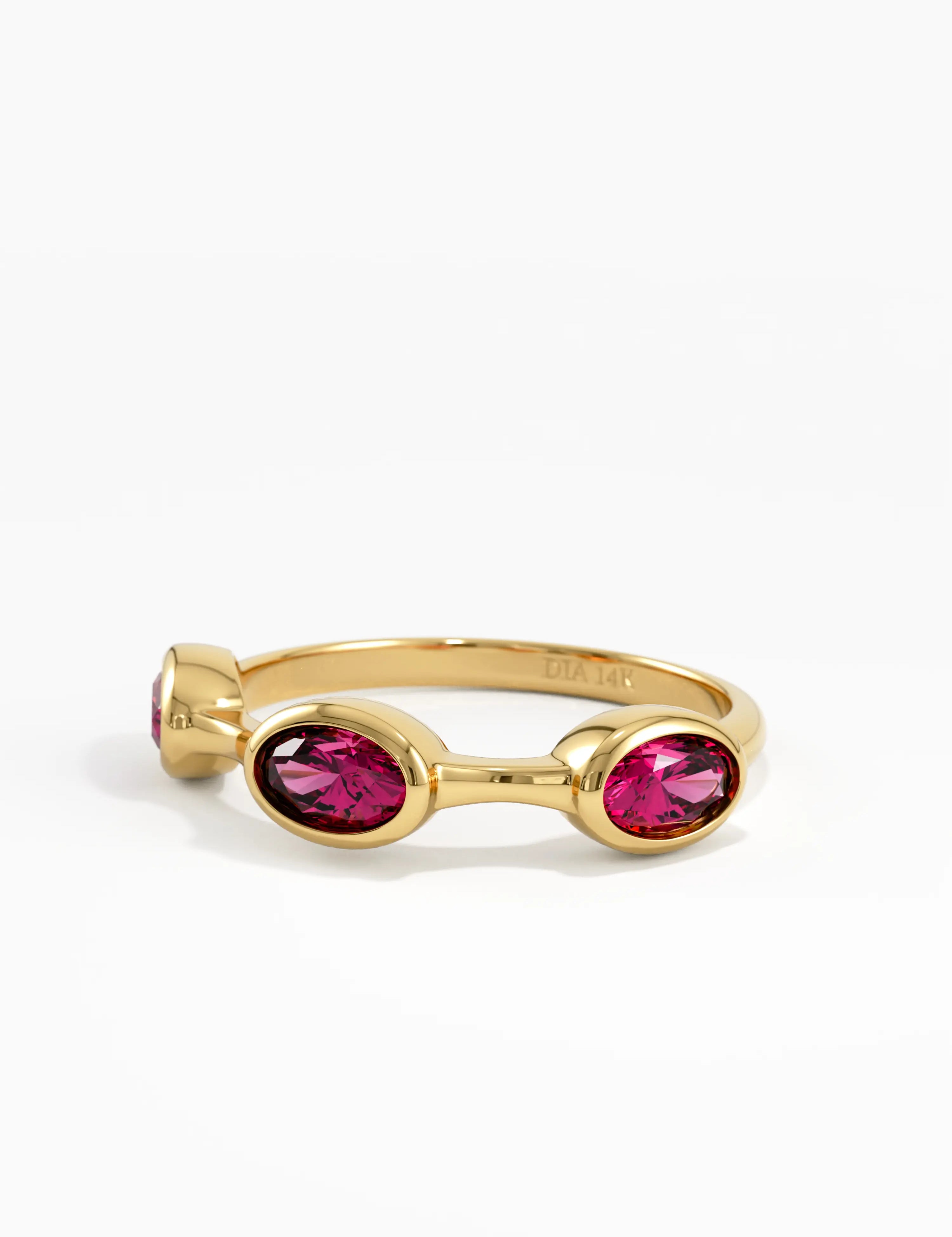 Ruby Gemstone Ring in 14K