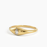 Pear Signet Ring